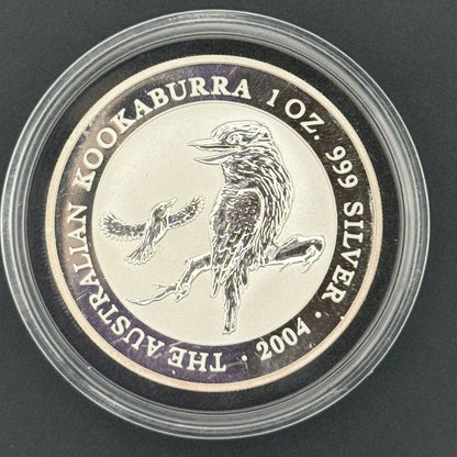2004-P Australia Kookaburra $1 1 oz .999 Silver Coin BU