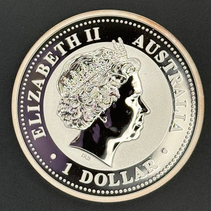 2004 Australia Kookaburra Moneda de Plata de 1 oz .999 Fina BU