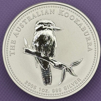 2005 Australia Kookaburra $1 1 oz .999 Silver Coin BU