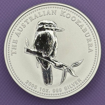 2005 Australia Kookaburra $1 1 oz .999 Silver Coin BU
