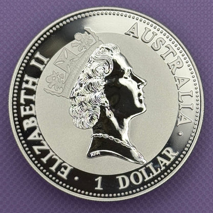 1993 Australia Kookaburra $1 1 oz .999 Silver Coin BU