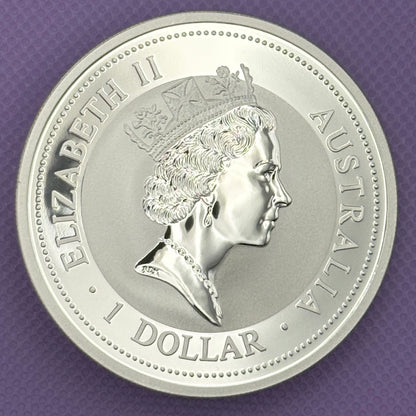 1995 Australia Kookaburra $1 1 oz .999 Silver Coin BU