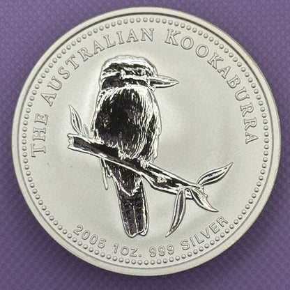 2005 Australia Kookaburra $1 1 oz .999 Silver Coin BU