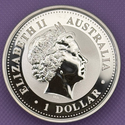 2005 Australia Kookaburra $1 1 oz .999 Silver Coin BU