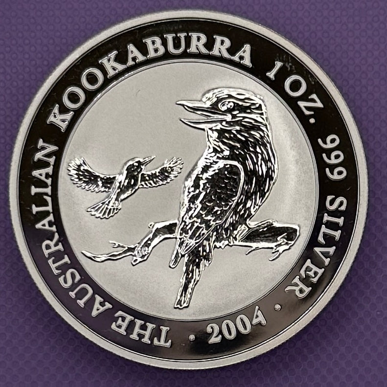 2004 Australia Kookaburra $1 1 oz .999 Silver Coin BU