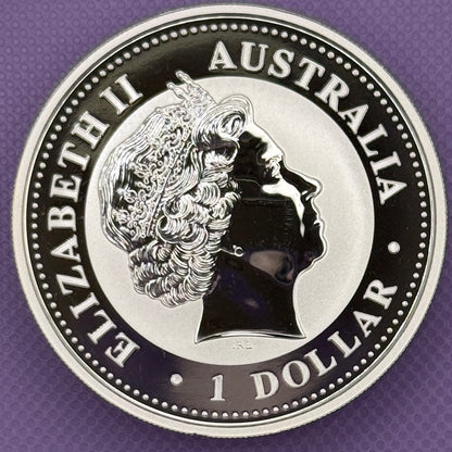 2004 Australia Kookaburra $1 1 oz .999 Silver Coin BU