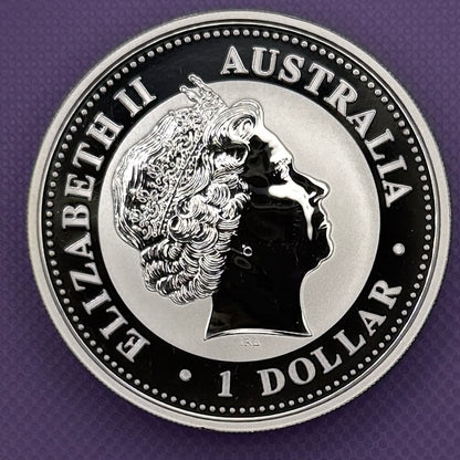 2004 Australia Kookaburra $1 1 oz .999 Silver Coin BU