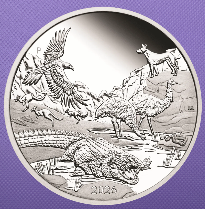 2026-P Wonders of Australia Outback $1 1 oz .9999 Silver Proof with Box & COA