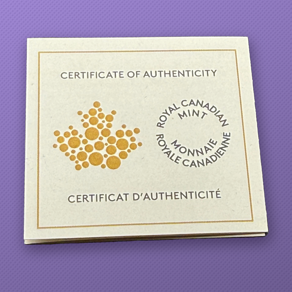 Sundial 1 oz - certificate of authenticity