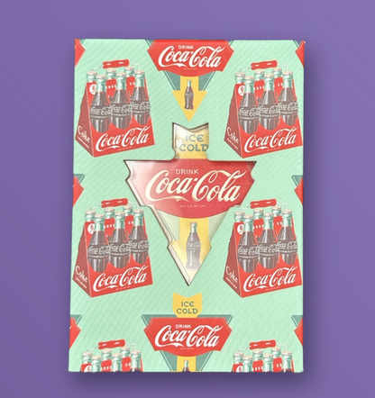 Coca-Cola Ice Cold Six-Pack Arrow 1 oz .999 Silver Colorized Shaped Coin