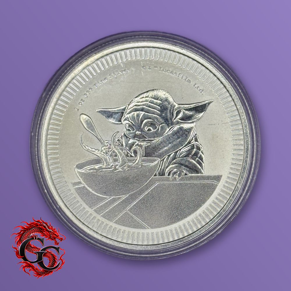 2022 Niue $2 Star Wars Grogu 1 oz .999 Silver BU