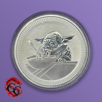 2022 Niue $2 Star Wars Grogu 1 oz .999 Silver BU