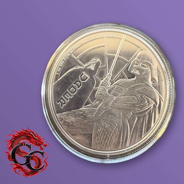 Niue 2022 $2 Star Wars Classic Darth Vader 1 oz .999 Silver BU