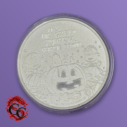 Peanuts The Great Pumpkin 1 oz .999 Silver Round