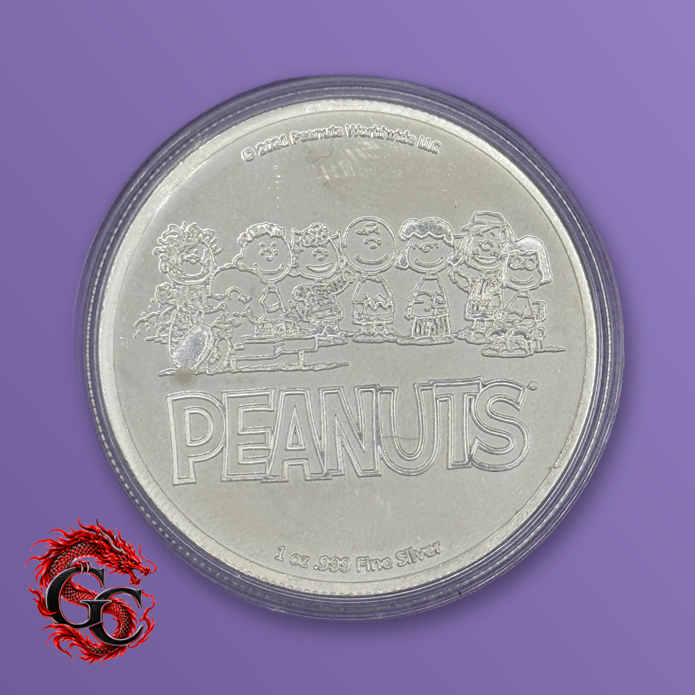 Peanuts The Great Pumpkin 1 oz .999 Silver Round