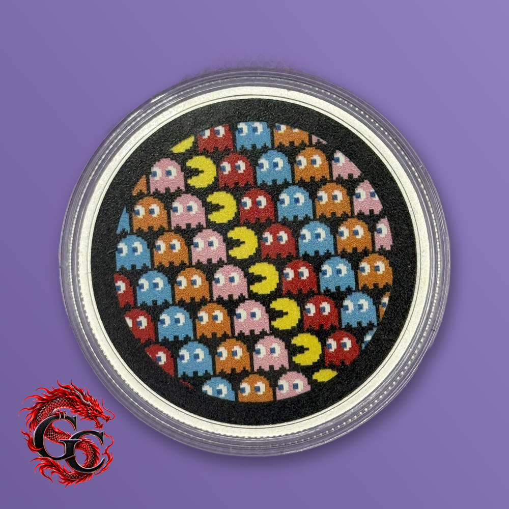Pac-Man Ghosts Multicolor and Blue 1 oz .999 Silver Colorized Round