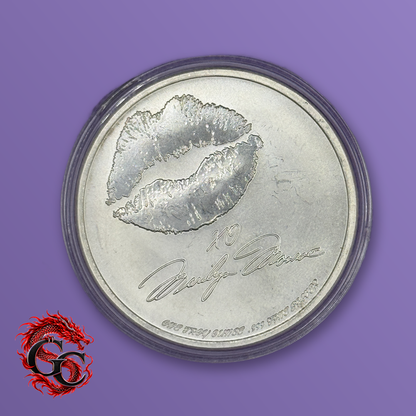 Marilyn Monroe 1 oz .999 Silver Round