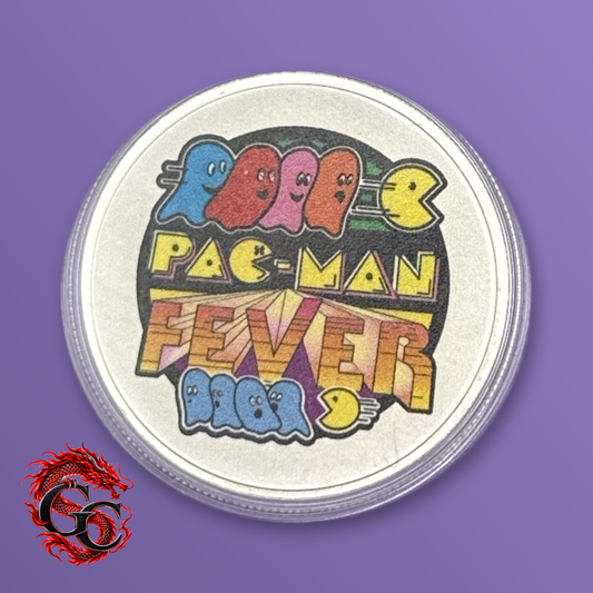 Pac-Man Fever 1 oz .999 Silver Colorized Round