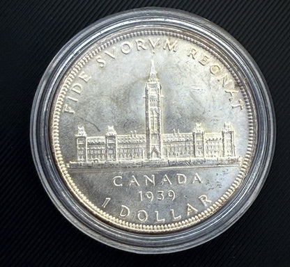 1939 Canadian Silver Dollar - WOW!!