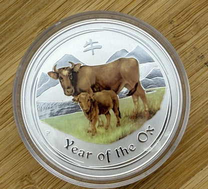 Lunar Series II Colorized, Complete Set, 1 oz Silver (2008-2019)