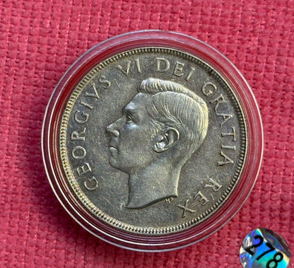 1952 Canadian Silver Dollar