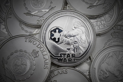 2026-1 Oz Niue Silver Star Wars Darth Vader Coin $2 Seller BU | Brilliant Uncirculated with Certificate of Authenticity