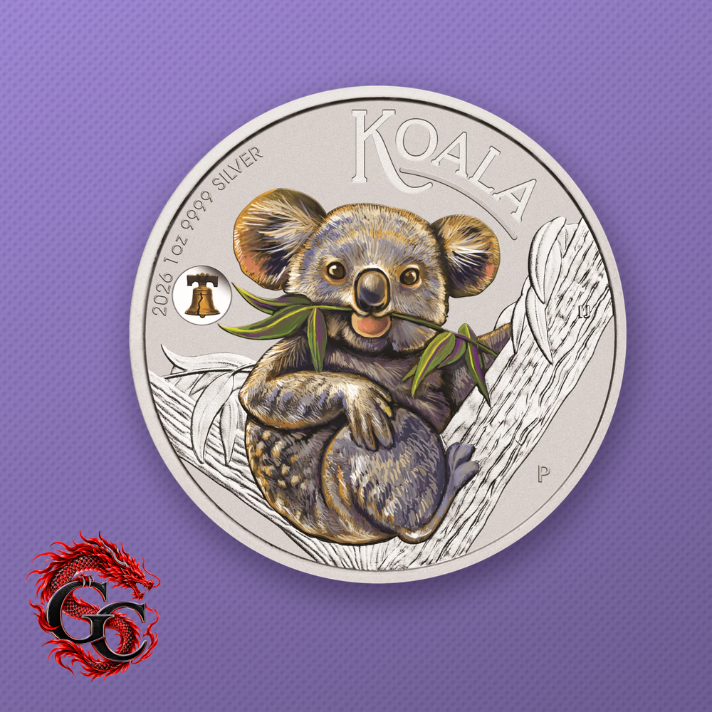 2026-P Koala $1 1 oz .9999 Silver Coin with ANA World's Fair of Money Privy BU