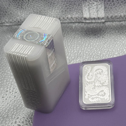2020 Perth Mint Lunar Dragon 1 oz .9999 Silver Bar from Tube