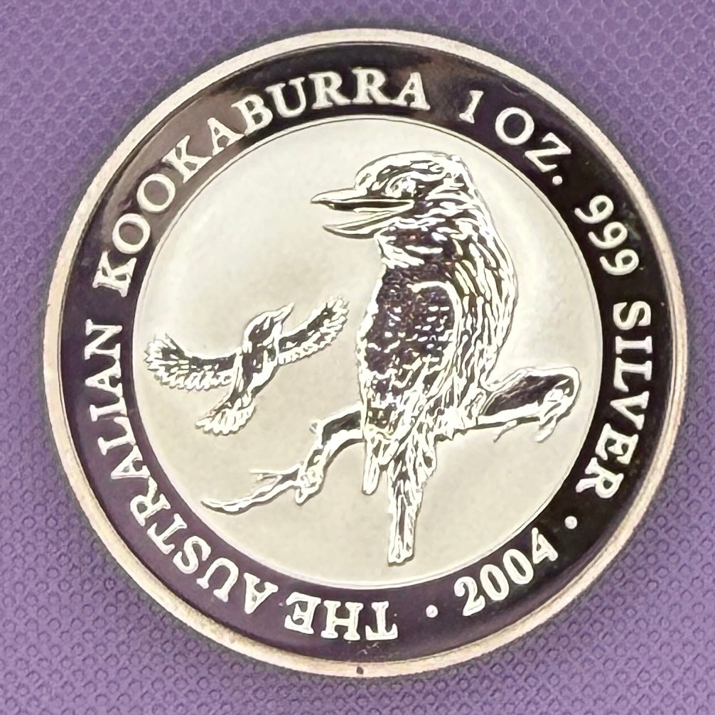 2004-P Australia Kookaburra $1 1 oz .999 Silver Coin BU