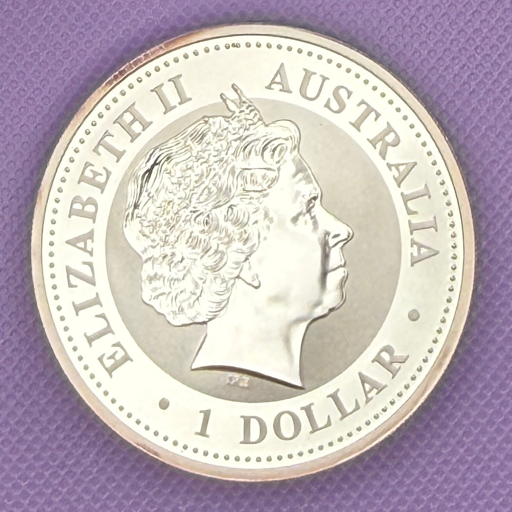 2004-P Australia Kookaburra $1 1 oz .999 Silver Coin BU