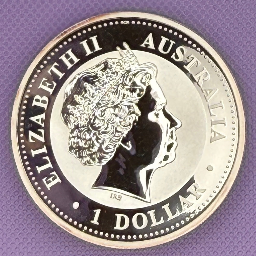 2004-P Australia Kookaburra $1 1 oz .999 Silver Coin BU