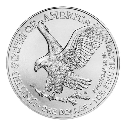 Open Roll of 20 - 2024 $1 1-Oz American Silver Eagle Brilliant Uncirculated