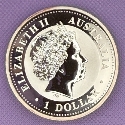 2004-P Australia Kookaburra $1 1 oz .999 Silver Coin BU