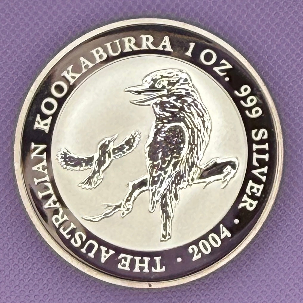 2004-P Australia Kookaburra $1 1 oz .999 Silver Coin BU