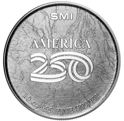 2026 Sunshine Mint America 250th American Bear 10 oz .999 Silver Round