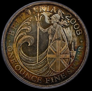 2008 Britannia 1 oz Silver – Original Royal Mint Card
