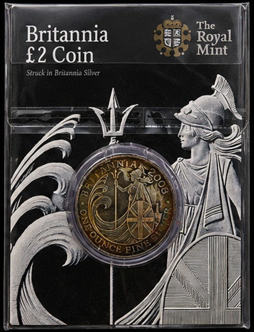 2008 Britannia 1 oz Silver – Original Royal Mint Card