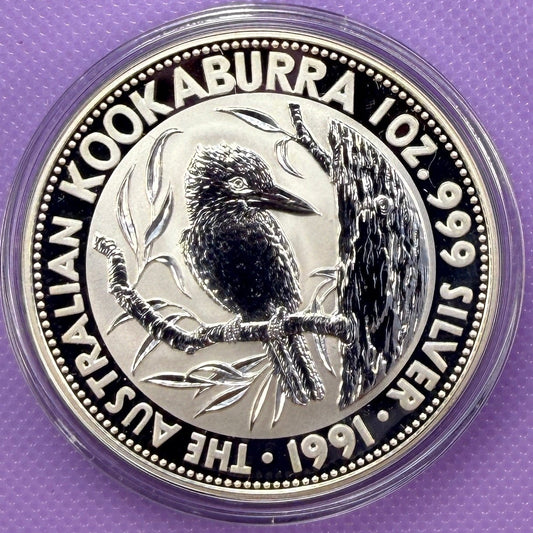 1991 Australia Kookaburra Coin BU