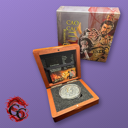 2022 Niue Cao Romance of the Three Kingdoms Tiger Antiqued Coin w/ Box and COA
