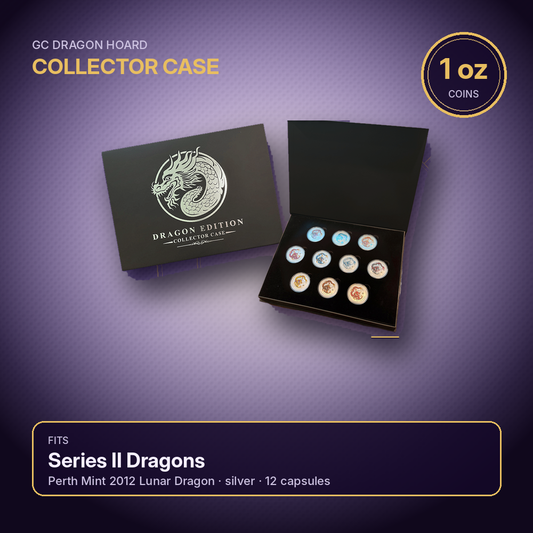 Dragon Storage Case, Series II (2012) 1 oz Dragons