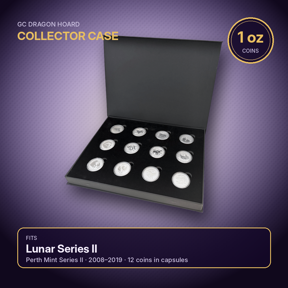Lunar Silver Coin Storage Box – 1 oz – Series II Capsule Edition