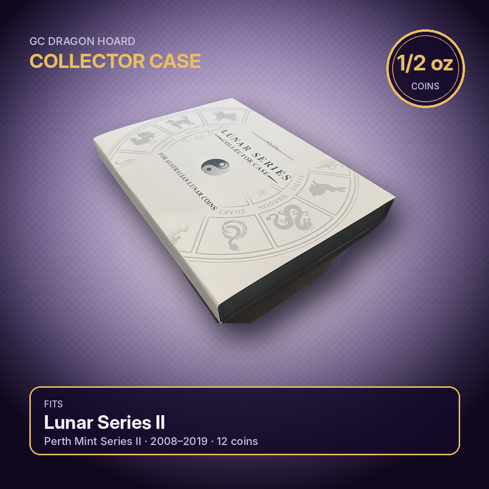 Lunar Silver Coin Storage Box – 1/2 oz – Series II Capsule Edition