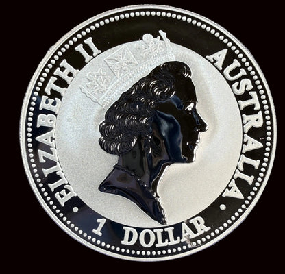 1992 Australia Kookaburra 1 oz Silver Coin .999 Fine BU