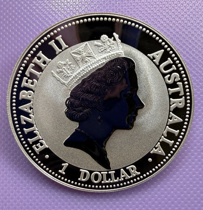 1992 Australia Kookaburra 1 oz Silver Coin .999 Fine BU