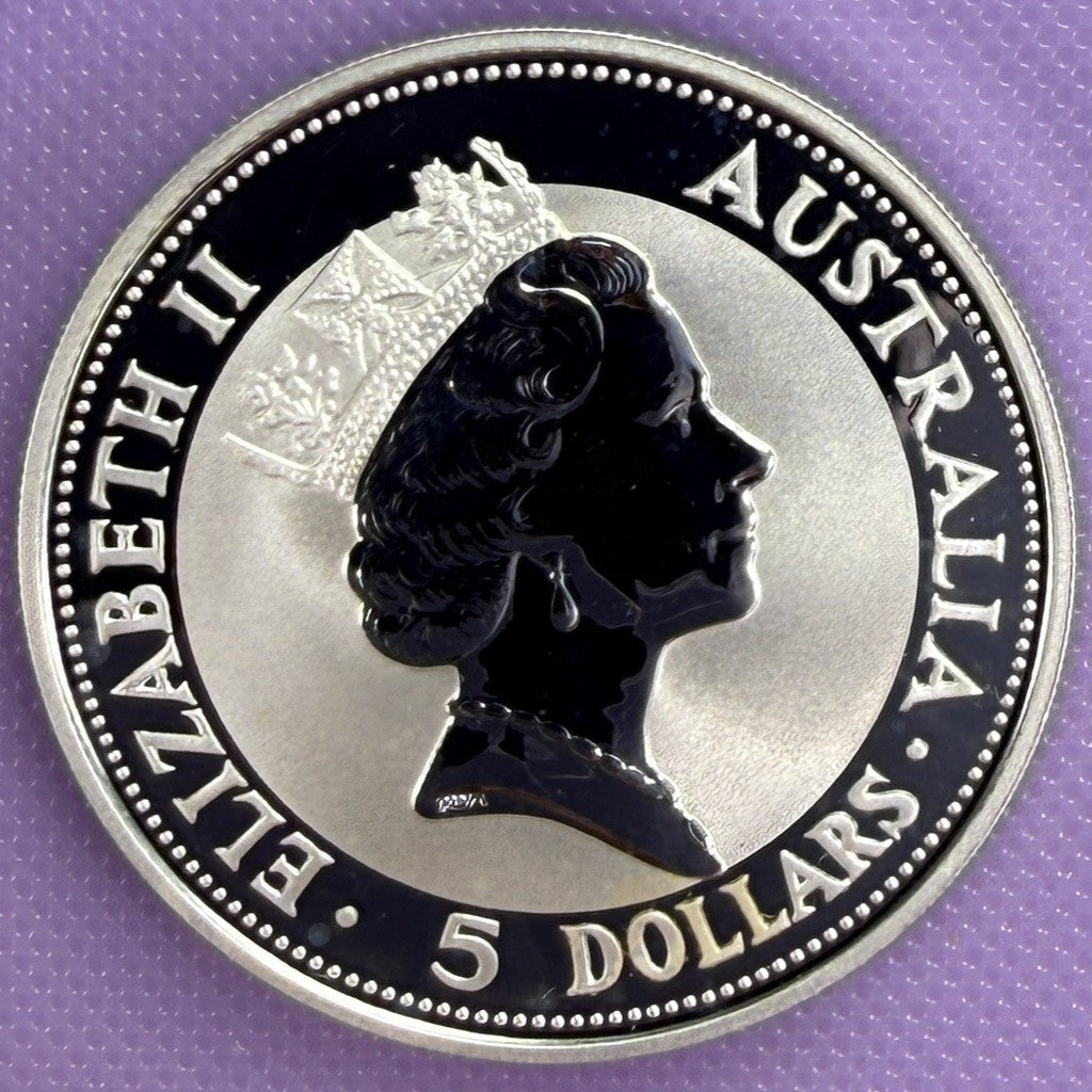 1991 Australia Kookaburra 1 oz Silver Coin .999 Fine Silver Coin BU