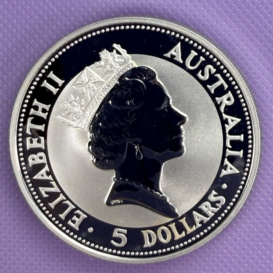 1991 Australia Kookaburra 1 oz Silver Coin .999 Fine Silver Coin BU