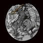 2021 Niue Sima Yi Famous Chinese Warriors 2 oz. Antiqued Silver Coin with Box & COA