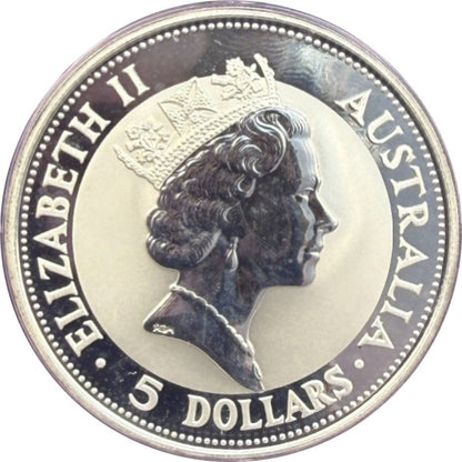 1991 Australia Kookaburra 1 oz Silver Coin .999 Fine BU