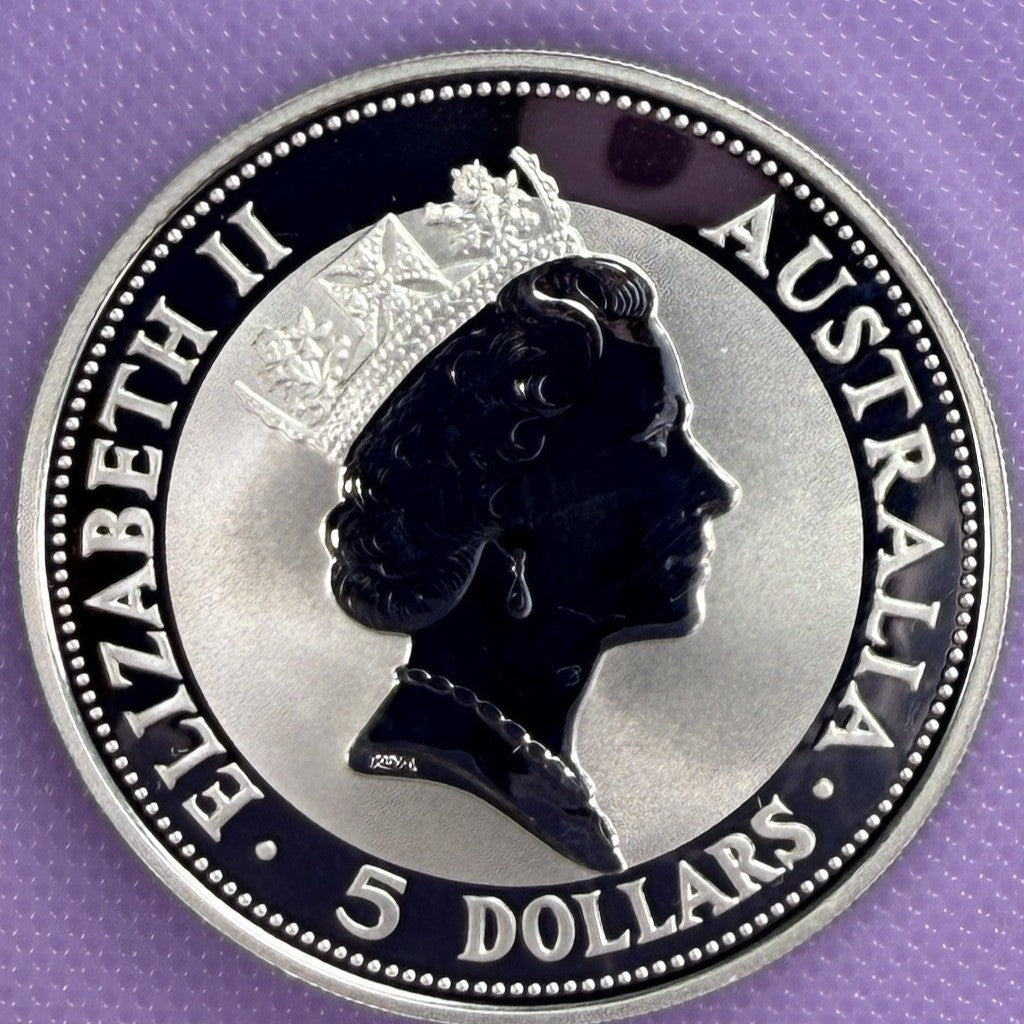 1991 Australia Kookaburra 1 oz Silver Coin .999 Fine Silver Coin BU