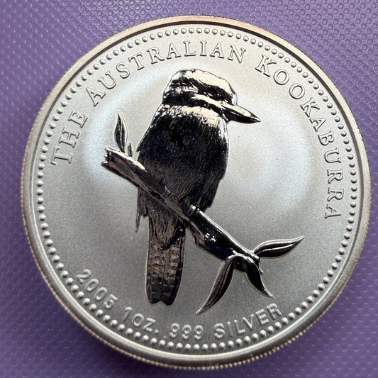 2005 Australia Kookaburra 1 oz Silver Coin .999 Fine Silver Coin